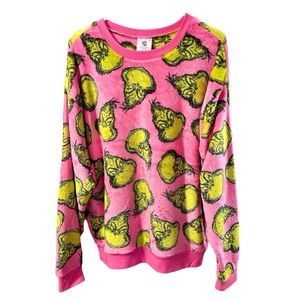 🎄The Grinch women’s pink sweater size-XL